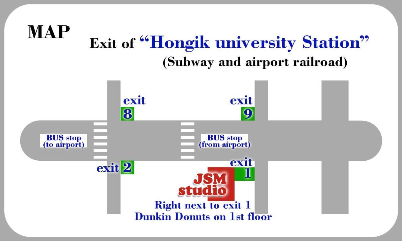 Jsm Studio Hongdae Seul Dış mekan fotoğraf